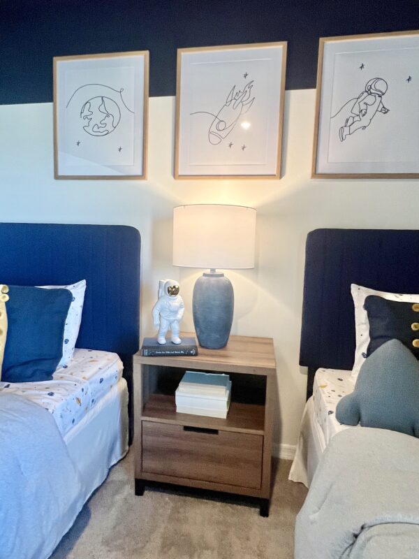 Richmond Cove Palm Bay Holiday Builders Model Home space theme bedroom