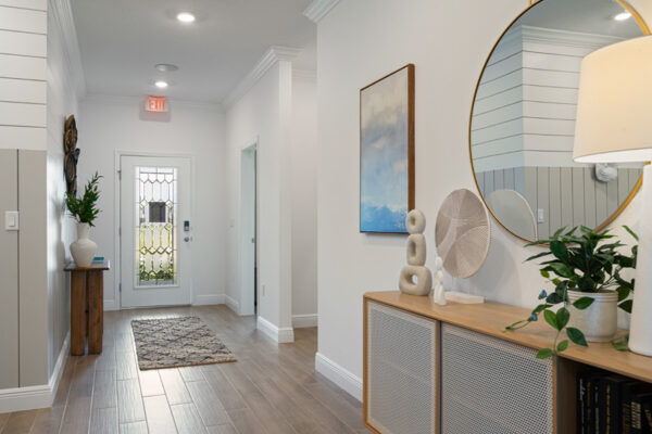 Holiday Builders Sanibel sales center in Spirit of Sebastian.