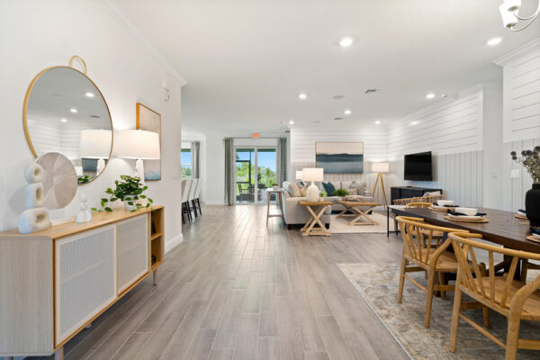 Holiday Builders Sanibel sales center in Spirit of Sebastian.