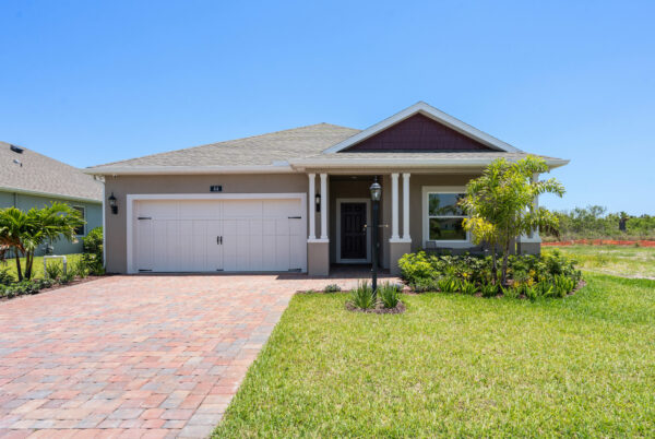 The Biscayne model home by Holiday Builders located at 64 Judah Lane Sebastian.