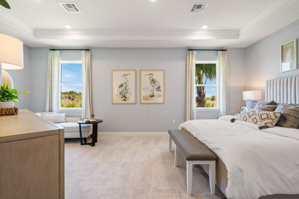 Holiday Builders Biscayne sales center in Spirit of Sebastian.