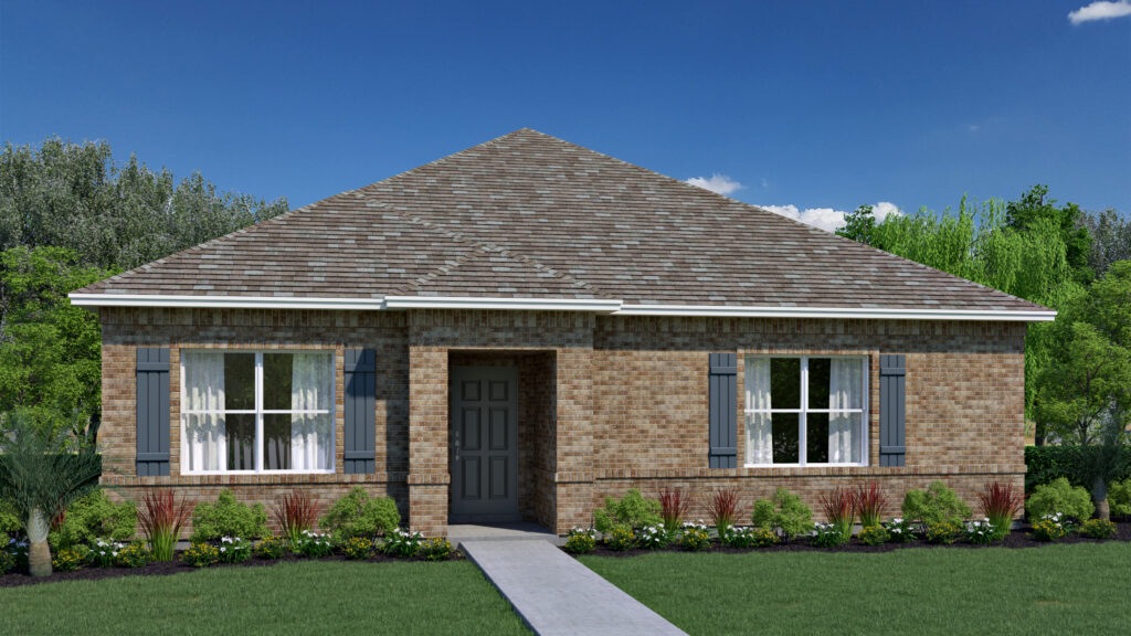 The Bay floorplan from the Cornerstone Collection in the Gulf region