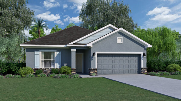 The Beverly floorplan from the Cornerstone collection by Holiday Builders