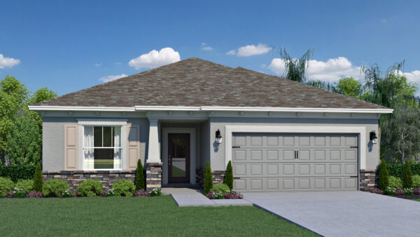 The Biscayne floorplan from the Cornerstone collection built in Eden Hills