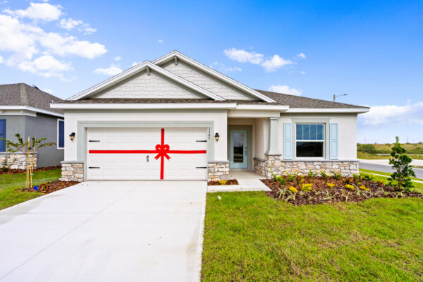 The exterior of the Biscayne floorplan of the Cornerstone Collection in Eden Hills