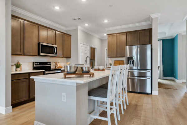 The Charlotte model home is the sales center in Cape Coral.