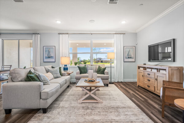 The Captiva model home is the Sales Center for Cape Coral.