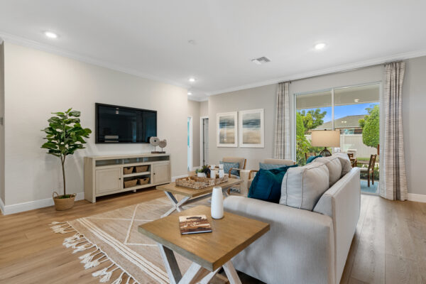 The Charlotte model home is the sales center in Cape Coral.
