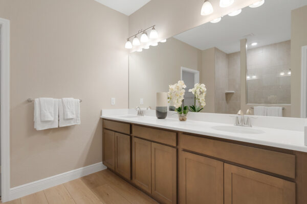 The Charlotte model home is the sales center in Cape Coral.