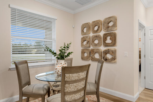 The Charlotte floorplan from the Cornerstone Collection is the Sales Center for Palm Coast.
