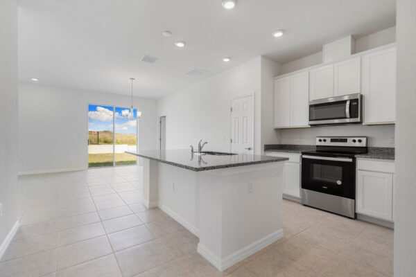 The Dania floorplan in Eden Hills from the Cornerstone Collection by Holiday Builders.