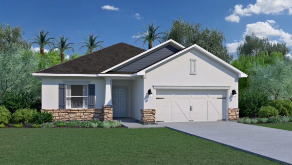 The Dania floorplan from the Cornerstone collection built in Spirit of Sebastian