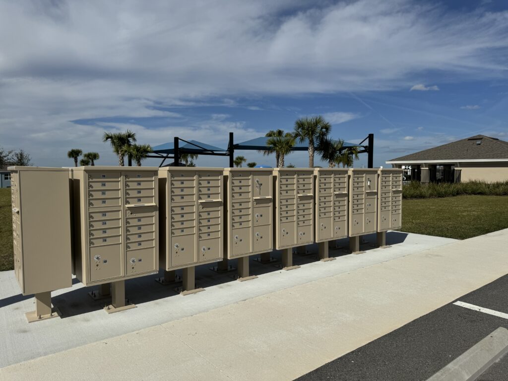 Community mailboxes in Eden Hills.