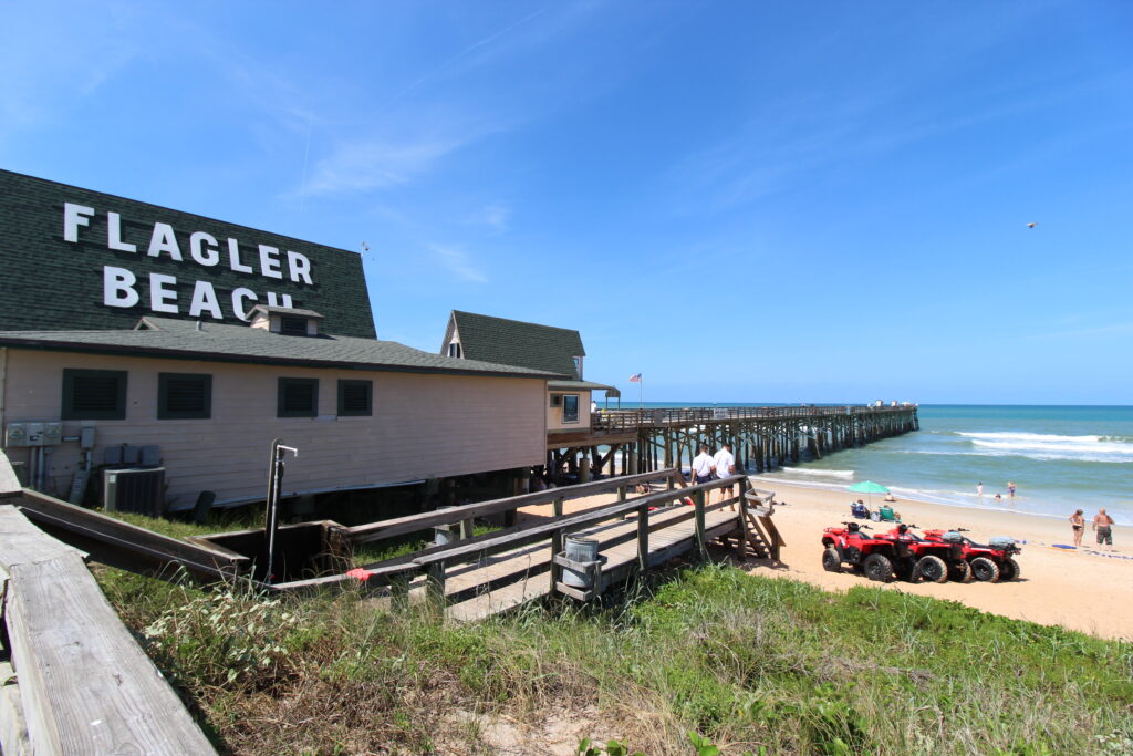 Palm Coast is located on Florida's Northeast Coast and Flagler Beach is the area's main beach.