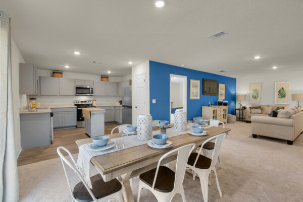 The open concept Grayton floorplan from the Value collection by Holiday Builders.