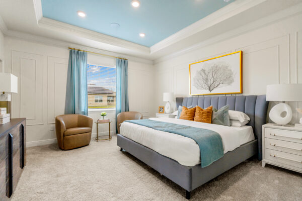 The Jensen floorplan from the Cornerstone Collection is the Sales Center for Eden Hills.
