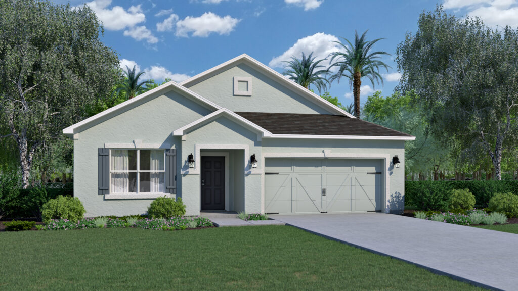 The Jensen floorplan from the Cornerstone collection built in Spirit of Sebastian