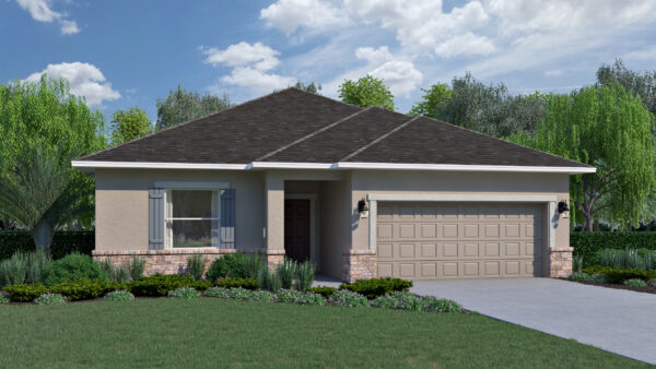 The Jupiter floorplan from the Cornerstone collection by Holiday Builders