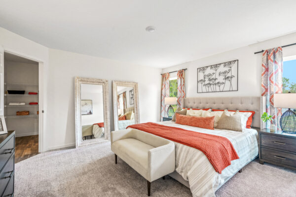 The owner's suite in the Majestic floorplan from the Value Collection