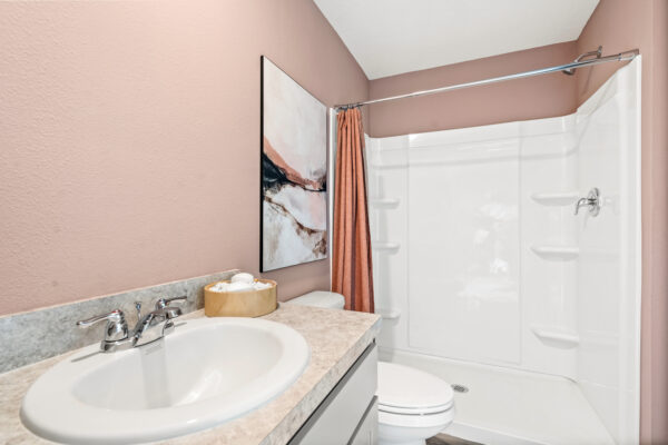 The master bath of the Palm floorplan from the Inspire Collection