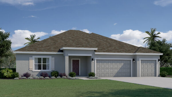 The Naples floorplan from the Cornerstone collection by Holiday Builders