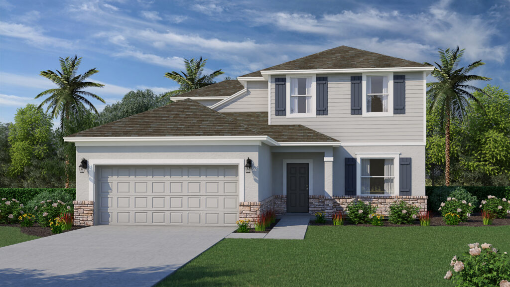 The Neptune floorplan from the Cornerstone Collection in Huntington Park.