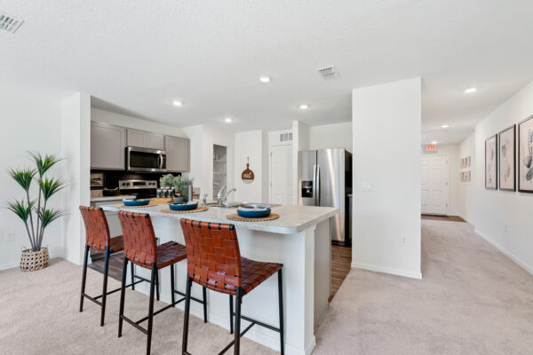 The Sylvester model home is the Sales Center for Ocala.