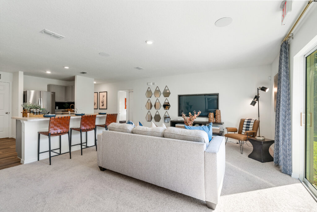 The Sylvester model home is the sales center in Ocala.