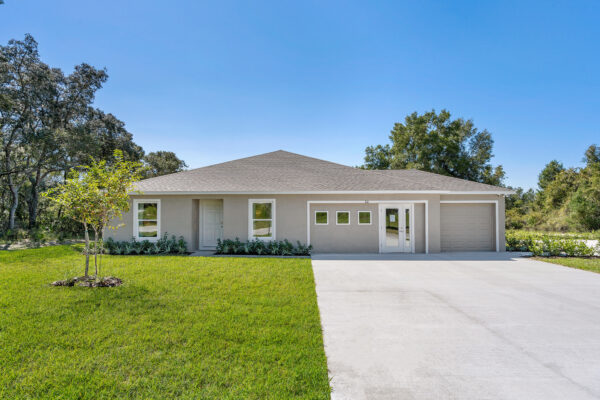 The Sylvester model home is the Sales Center for Ocala.