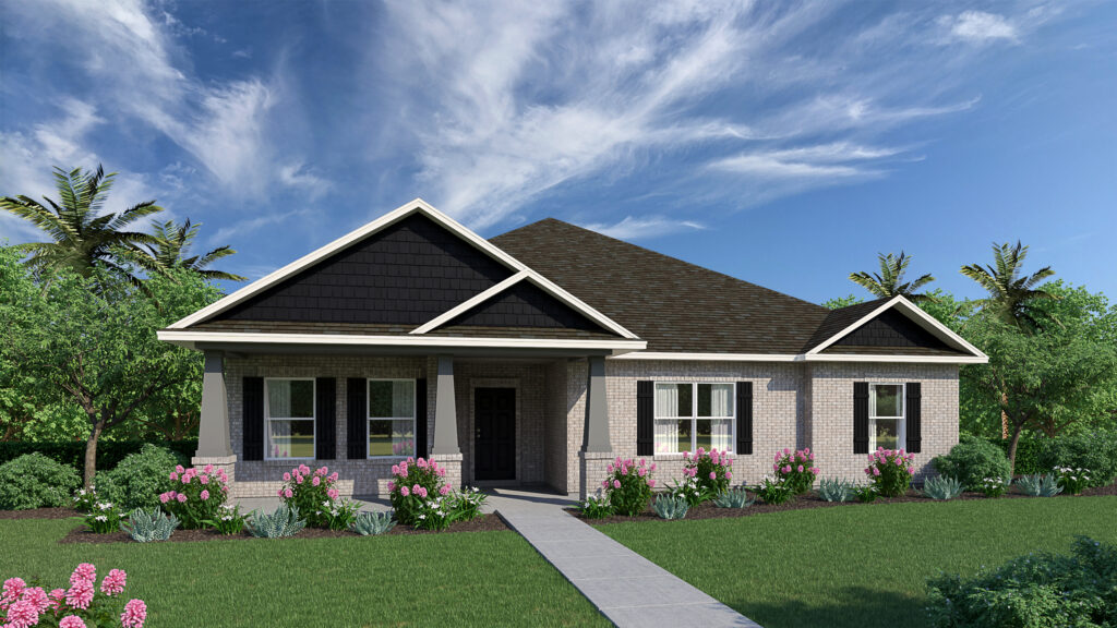 The Osprey floorplan from the Cornerstone collection built in the Gulf region