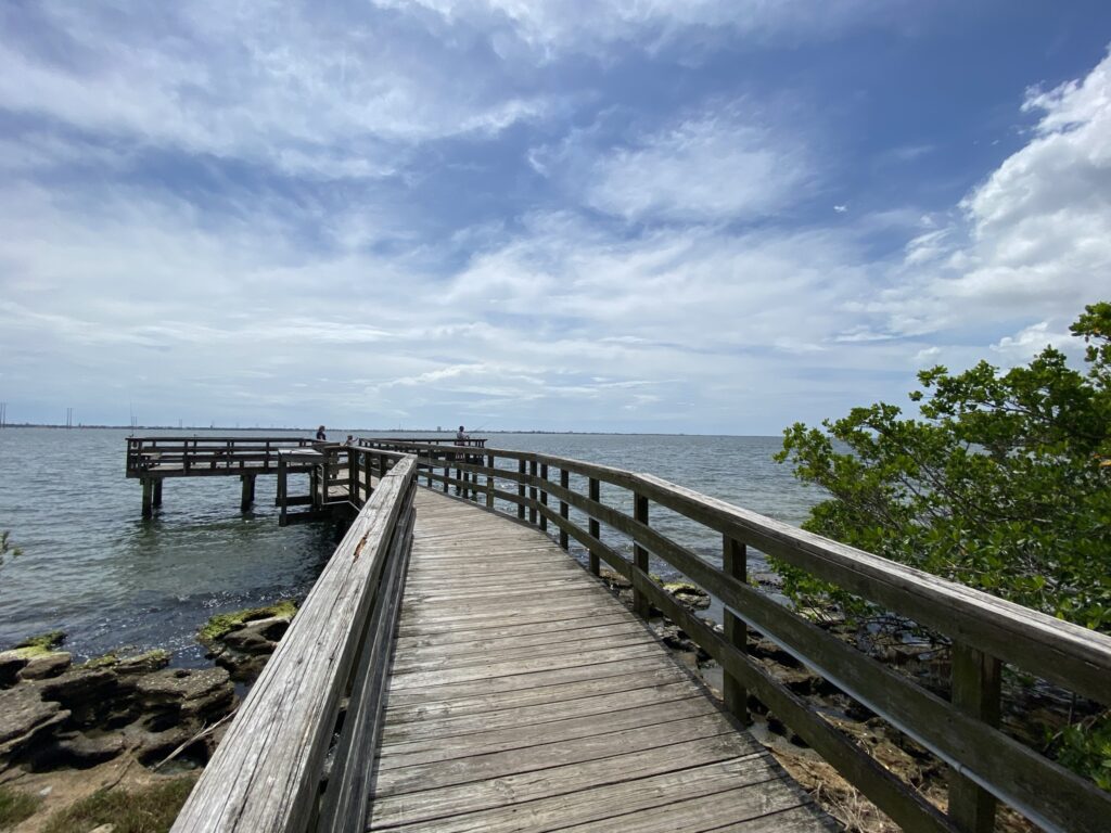 A park in Palm Bay on the Indian River Lagoon.
