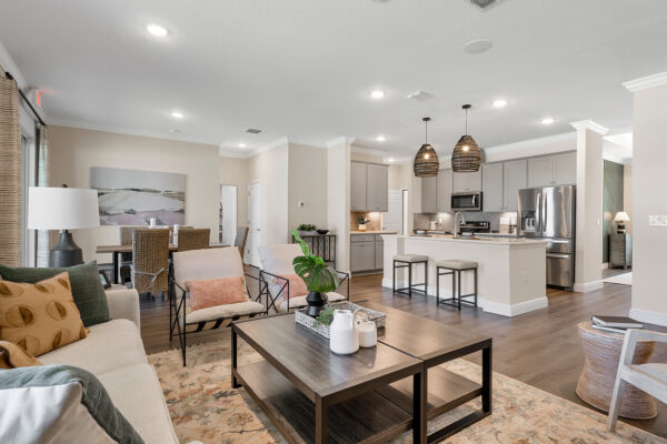 The Captiva model home is the sales center for Palm Bay.