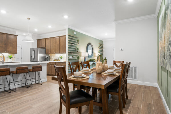 The Naples Floorplan from the Cornerstone Collection is the Sales Center for Pine Ridge.