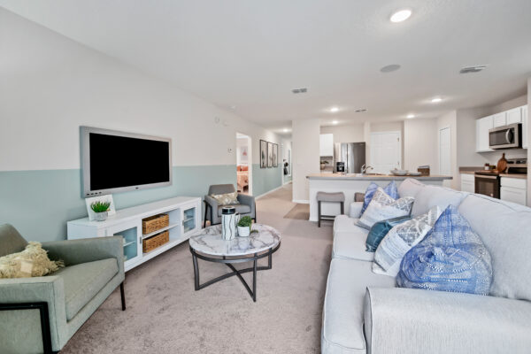 The Royal model home is the sales center in Poinciana.