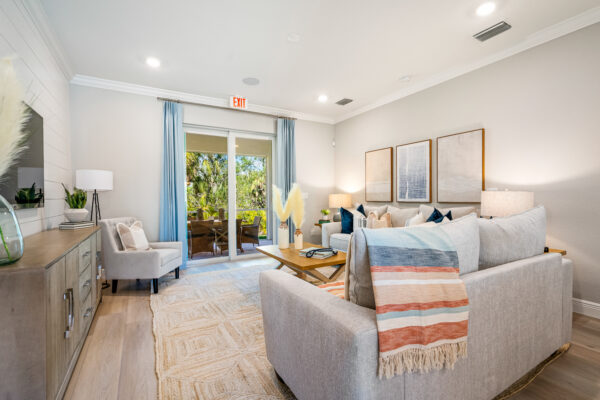 The Highland model home is the sales center for Port Charlotte.