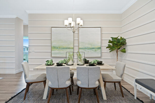 The Sanibel model home is the sales center in Port Saint Lucie.