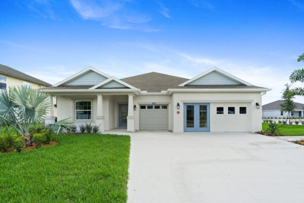 The Sanibel model home is the sales center in Port Saint Lucie.