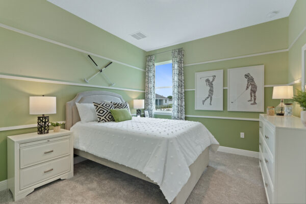 The Sanibel model home is the sales center in Port Saint Lucie.