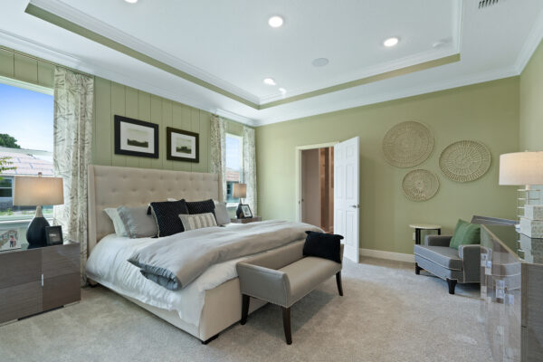 The Sanibel model home is the sales center in Port Saint Lucie.