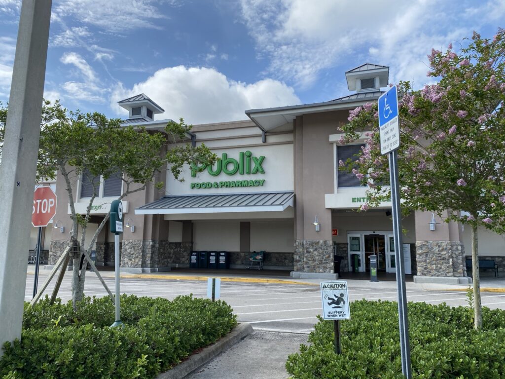 Publix Supermarket in Sebastian Highlands, Florida.