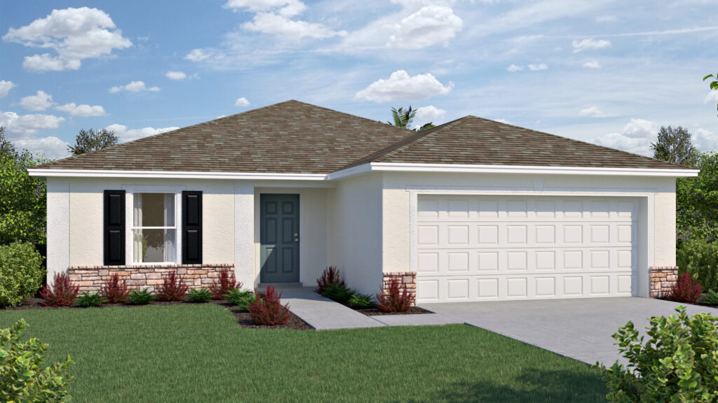 The Queen floorplan from the Value Collection by Holiday Builders