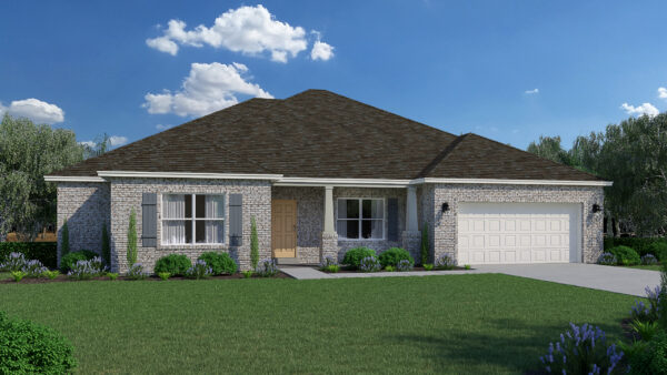 The Rosemary floorplan from the Cornerstone collection built in the Gulf region