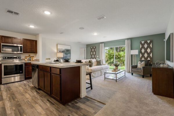 The open concept Royal floorplan from the Value collection by Holiday Builders.