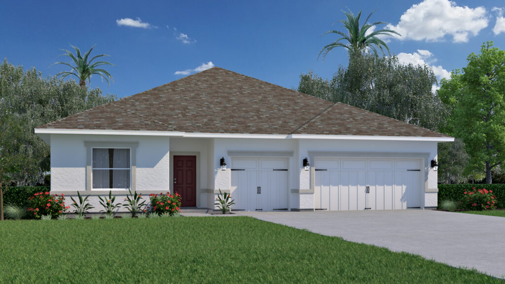 The Sanibel floorplan from the Cornerstone collection built in Spirit of Sebastian