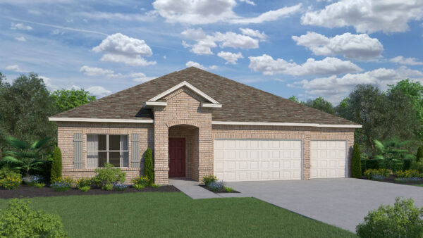 The Santa Rosa floorplan from the Cornerstone collection built in the Gulf region