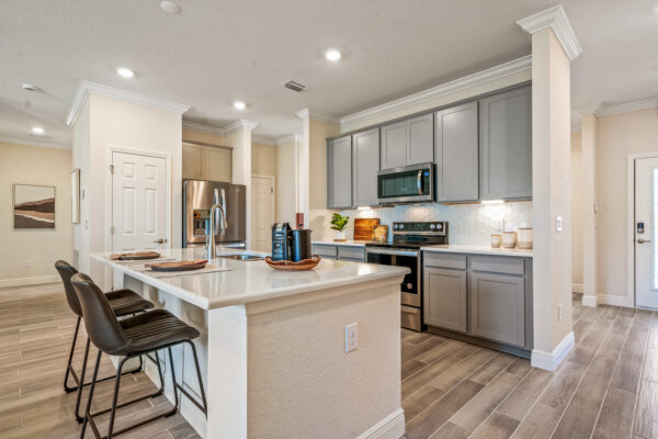 The Siesta model from the Cornerstone Collection is the Sales Center in North Port.