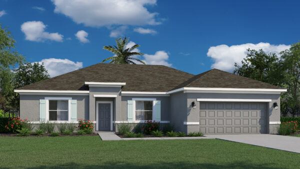 The Siesta floorplan from the Cornerstone collection by Holiday Builders