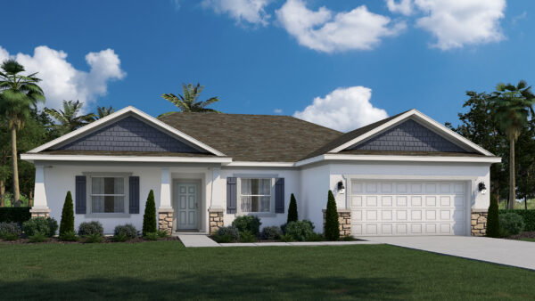 The Siesta floorplan from the Cornerstone collection by Holiday Builders