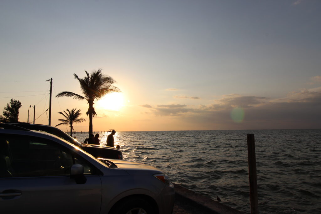 Sunset is a gathering time in Cape Coral.