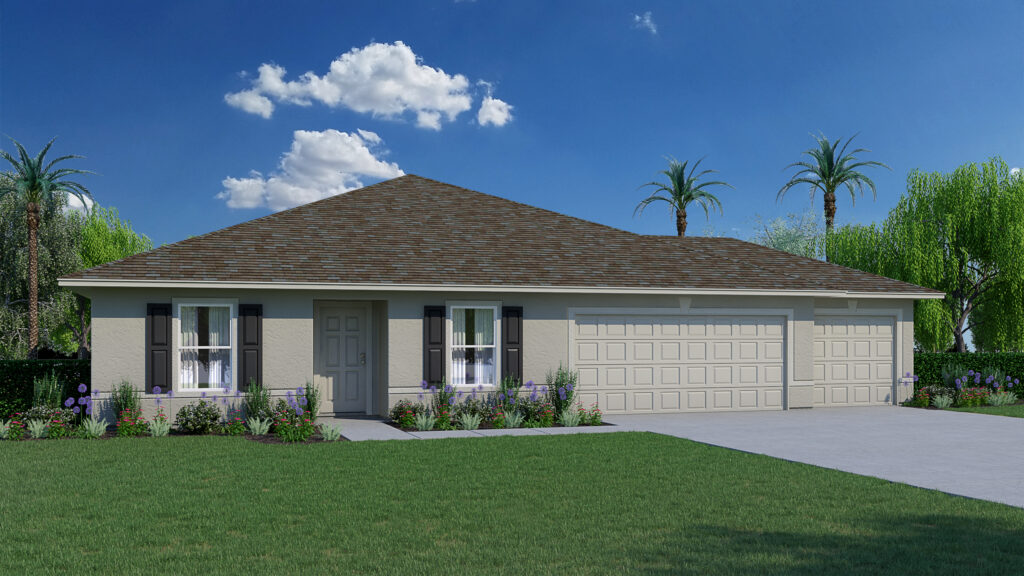 The Sylvester floorplan from the Value collection by Holiday Builders